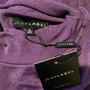 Brand New!!!! Jluxlabel Purple Dress.  Size Lg!!!